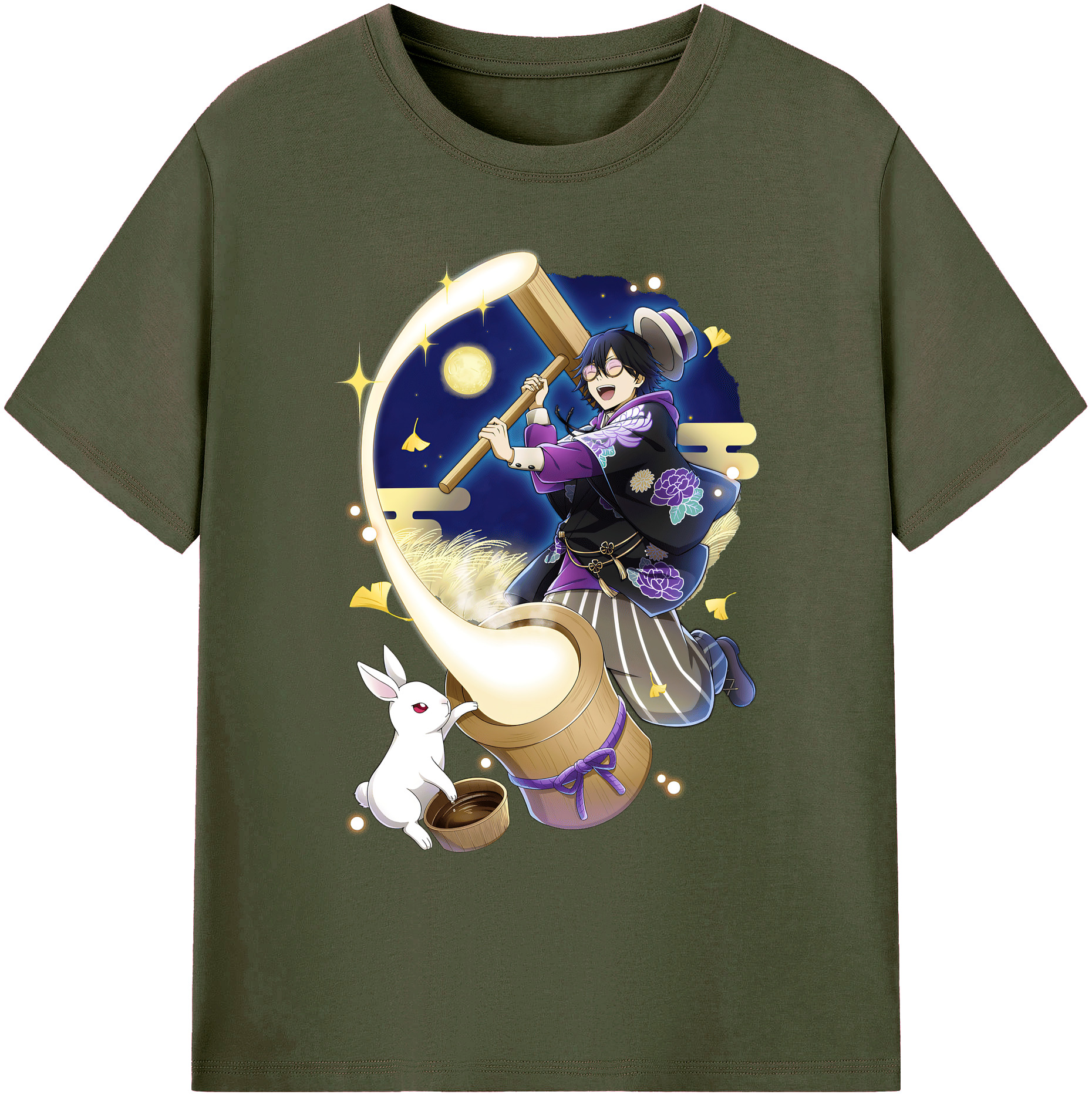 （画像用） 文豪ストレイドッグス Bungo Stray Dogs 綿100％ メンズ半袖Tシャツ｜肌触りやわらか＆通気性